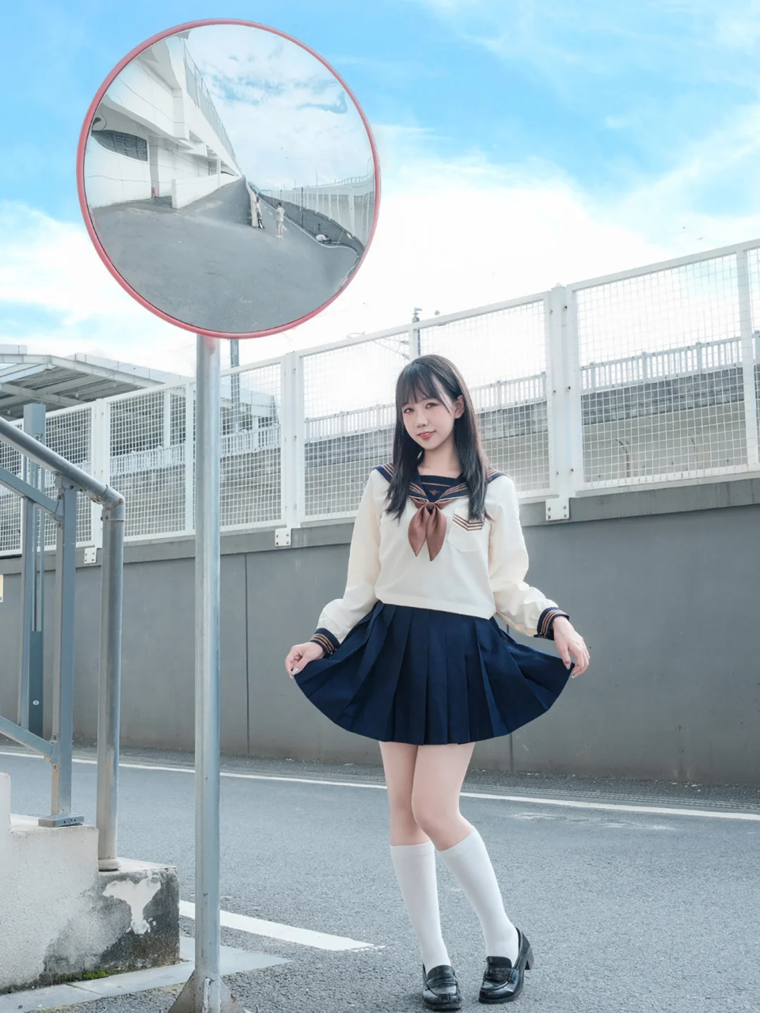 蓝天白云和美丽的我