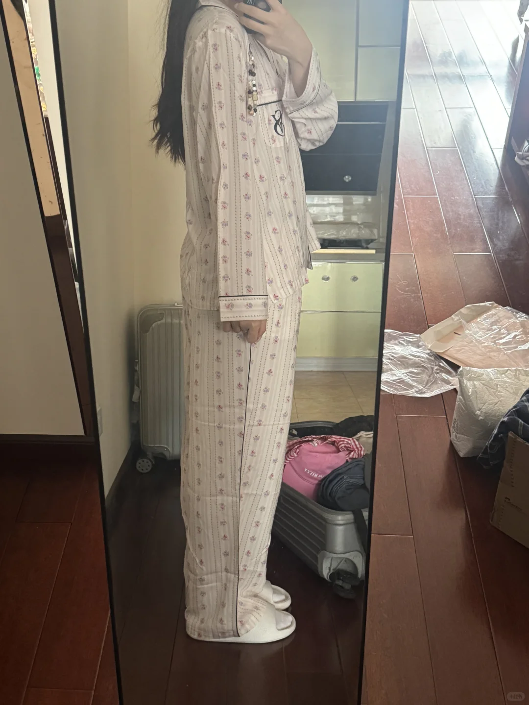 维秘睡衣m码170上身效果