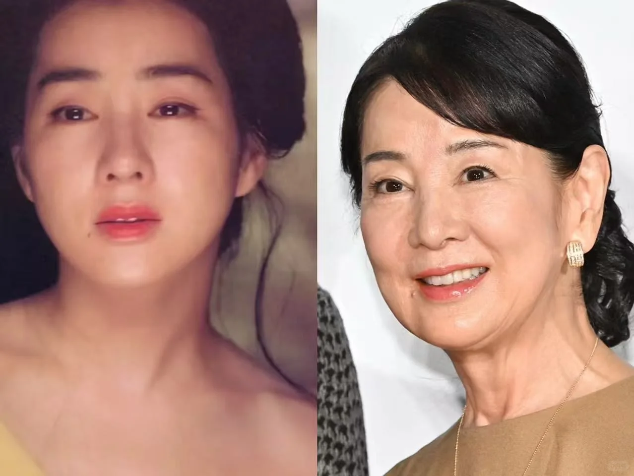 今年80岁的吉永小百合 ，前些天电影宣传