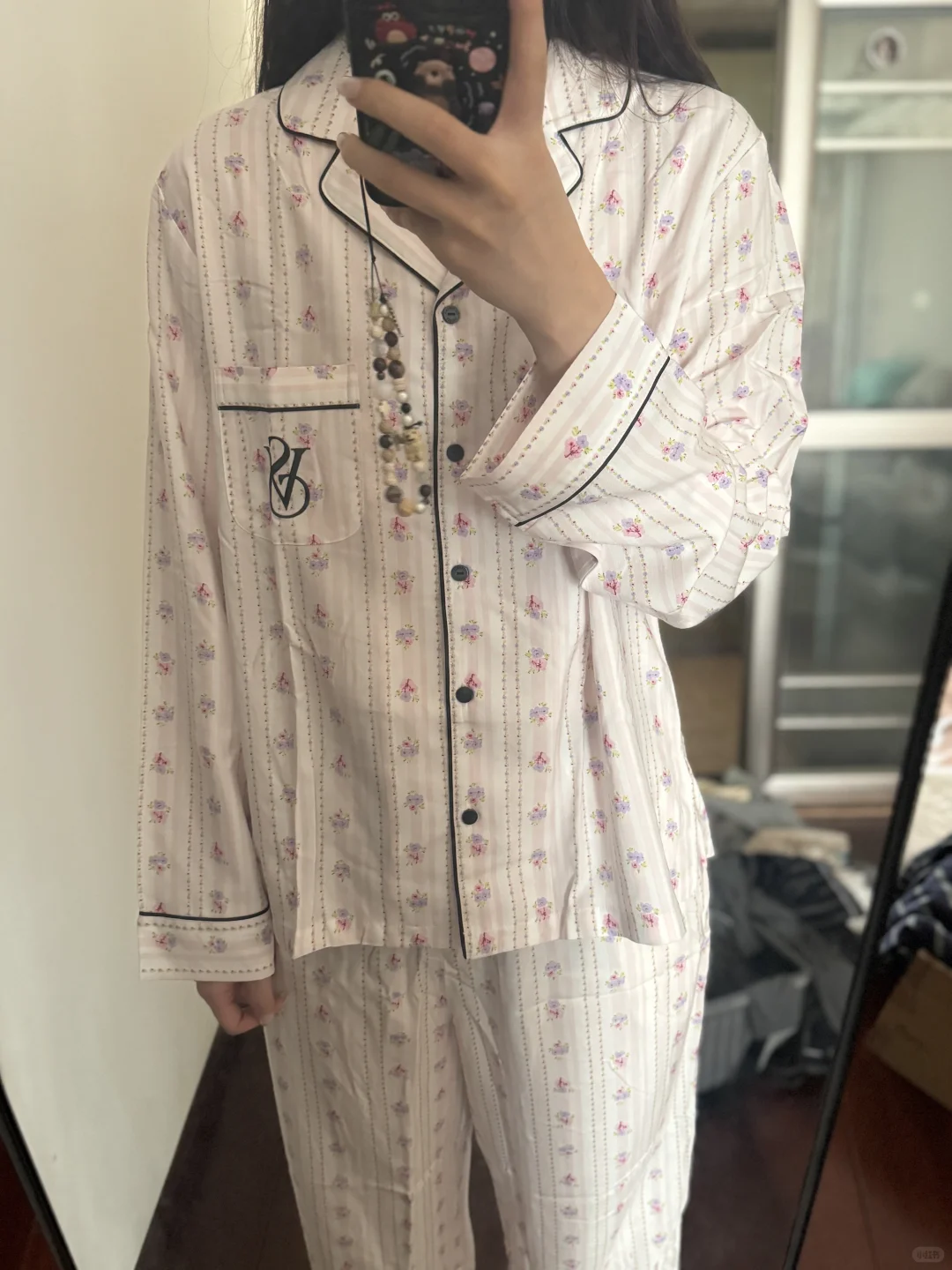 维秘睡衣m码170上身效果