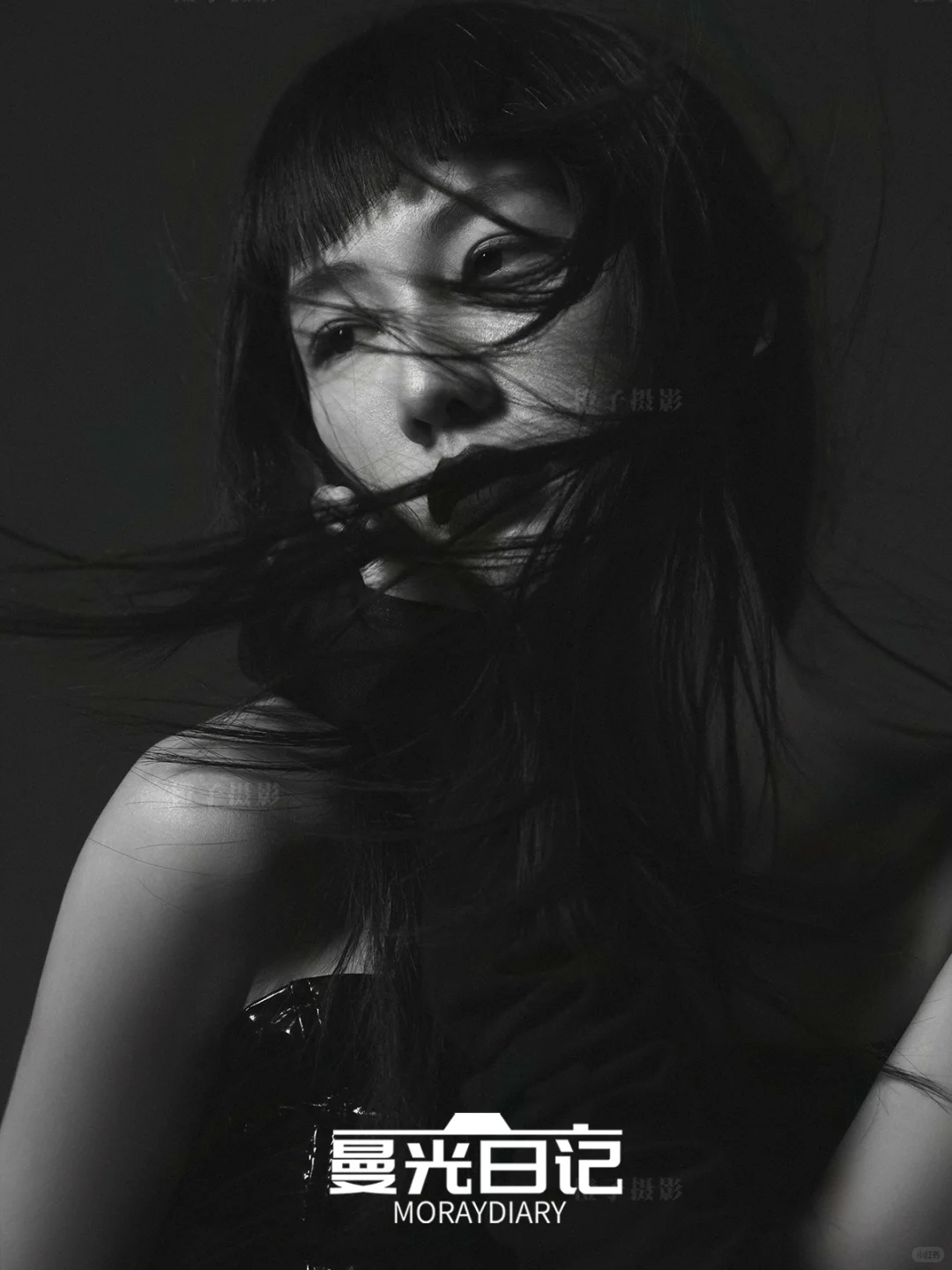 冷冽性感黑白质感肖像|北京写真