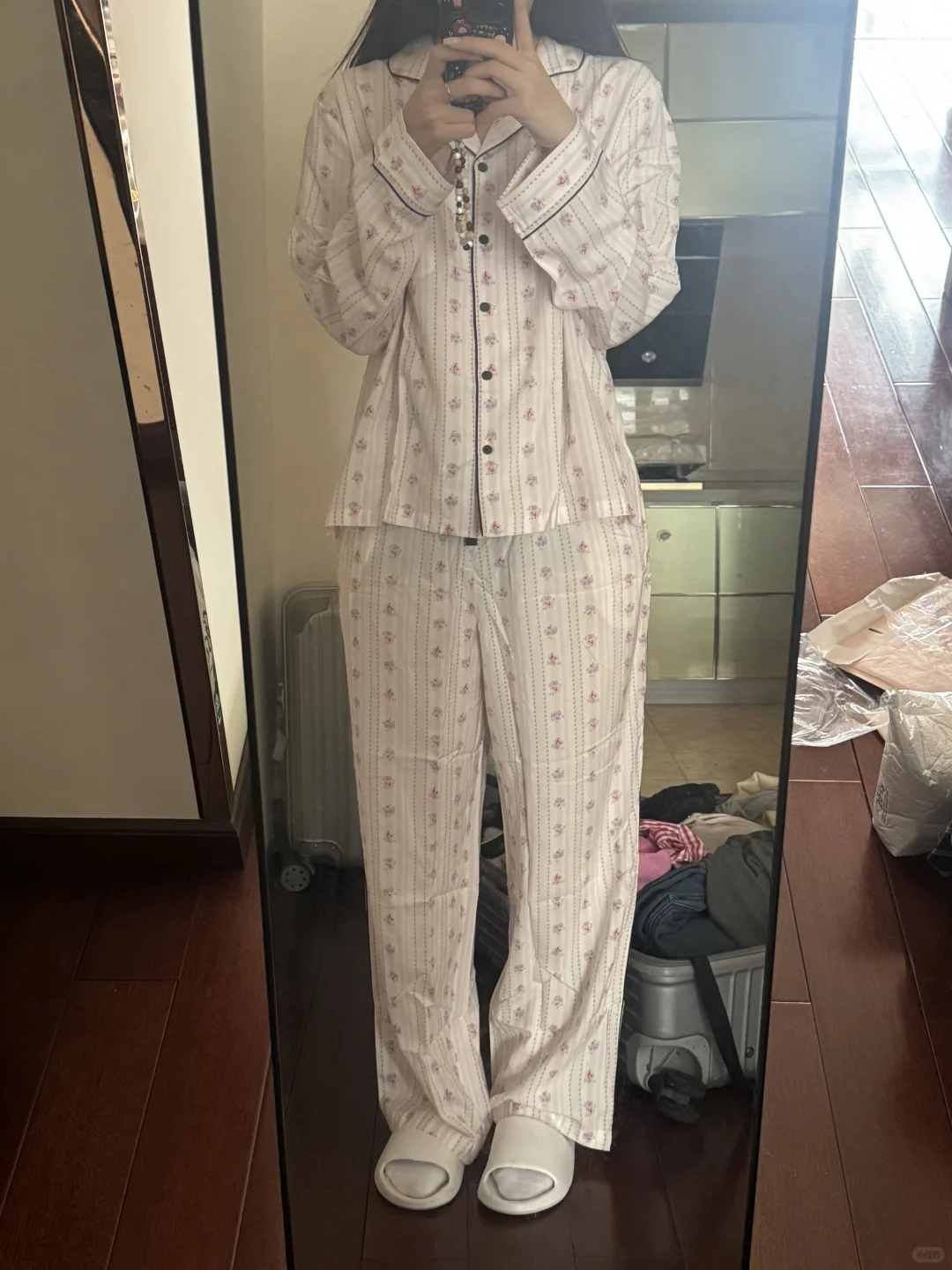 维秘睡衣m码170上身效果