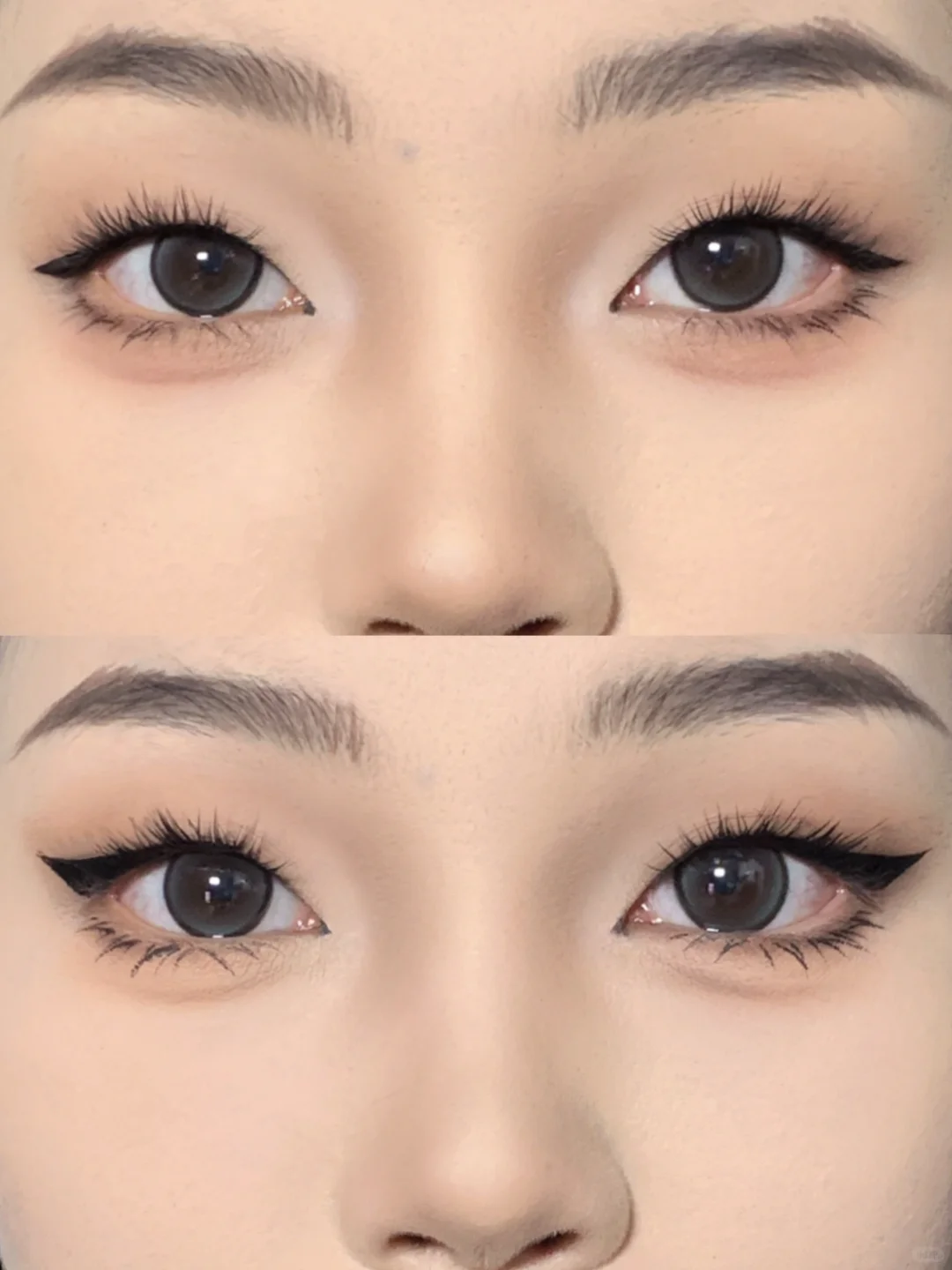 单眼皮眼线我悟了！两款常用眼线详细教程！