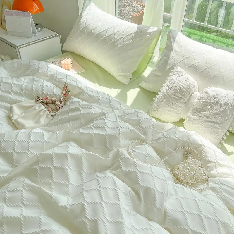 🌈2025新款泡泡纱四件套｜裸睡也安心
