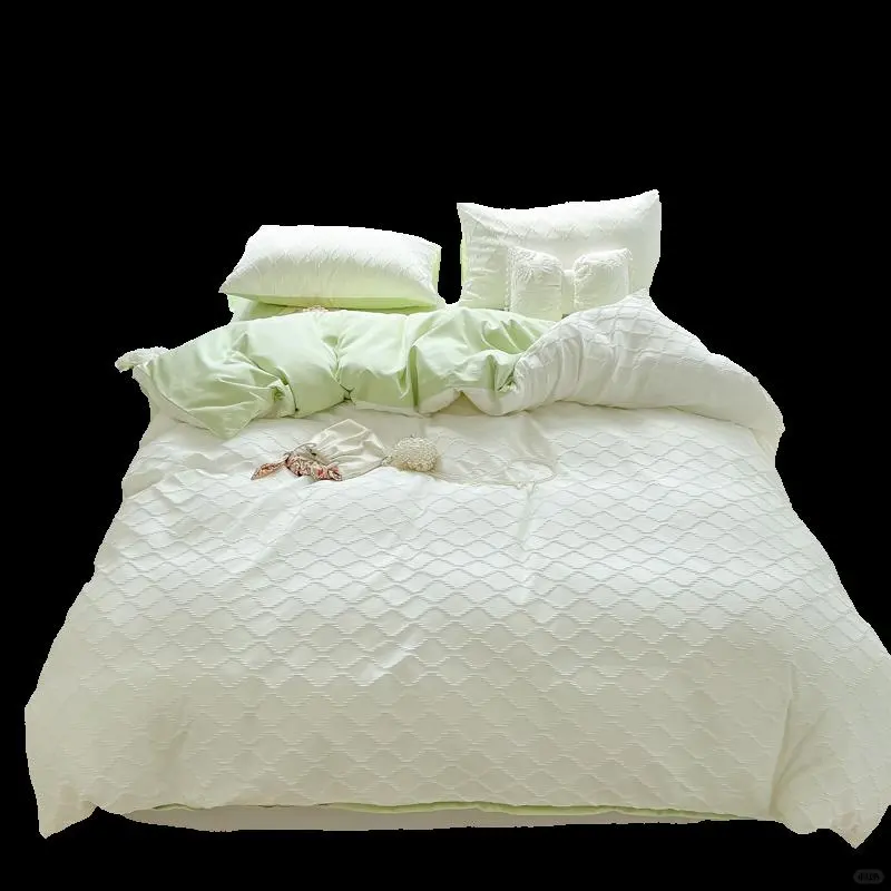 🌈2025新款泡泡纱四件套｜裸睡也安心