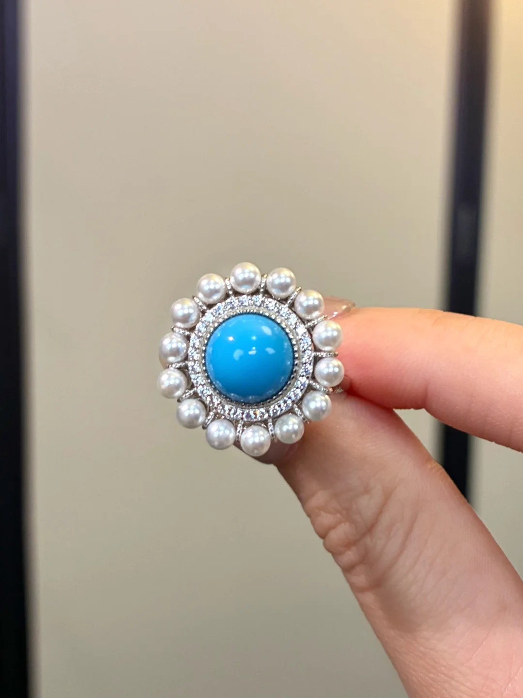 Calaite🩵黄皮也能hold住的绿松亮色系😎