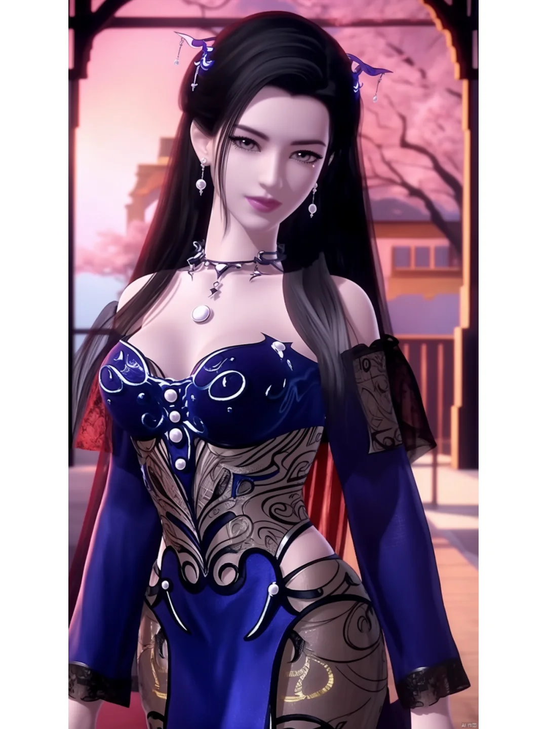 明珠夫人祝大家新年快乐 潮女妖美图欣赏