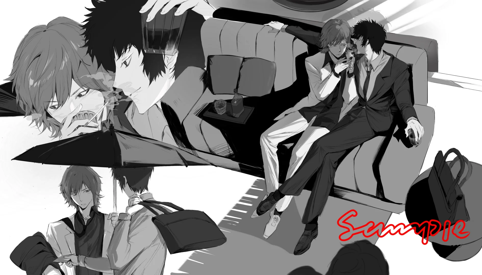 老大点的香艳cp