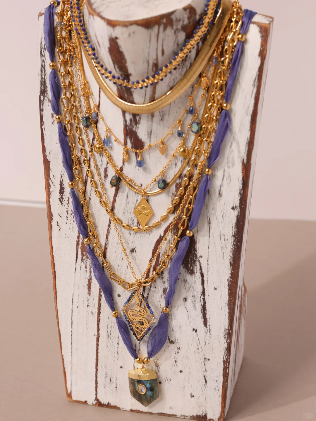 项链叠戴分享｜“蓝夜” 蓝色系宝石的妖艳🌌🌙