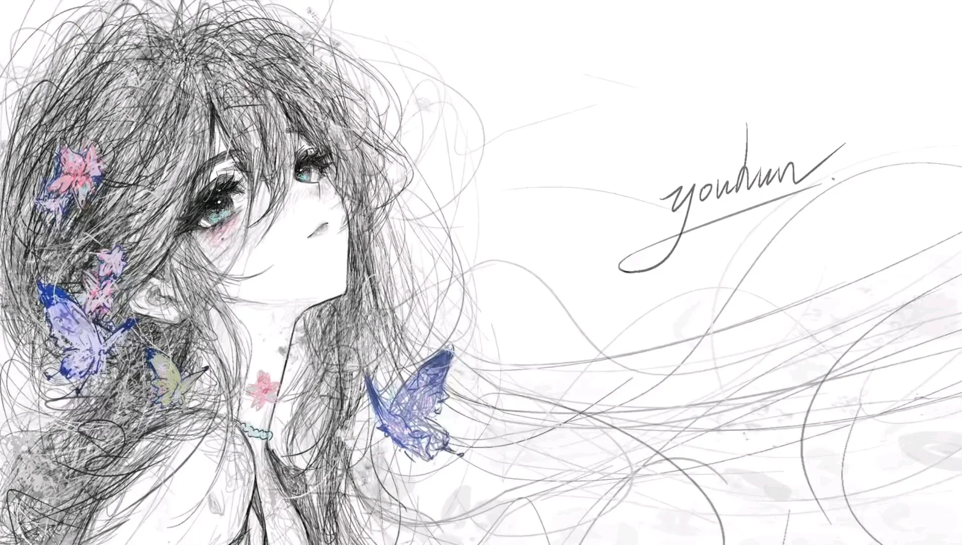 朋友圈动态背景/动态壁纸/线稿