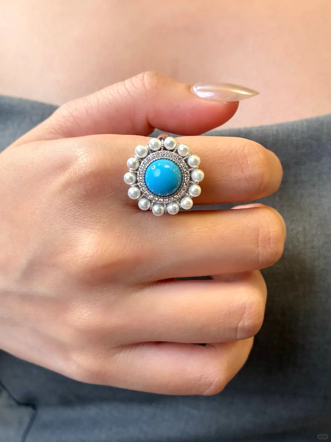 Calaite🩵黄皮也能hold住的绿松亮色系😎