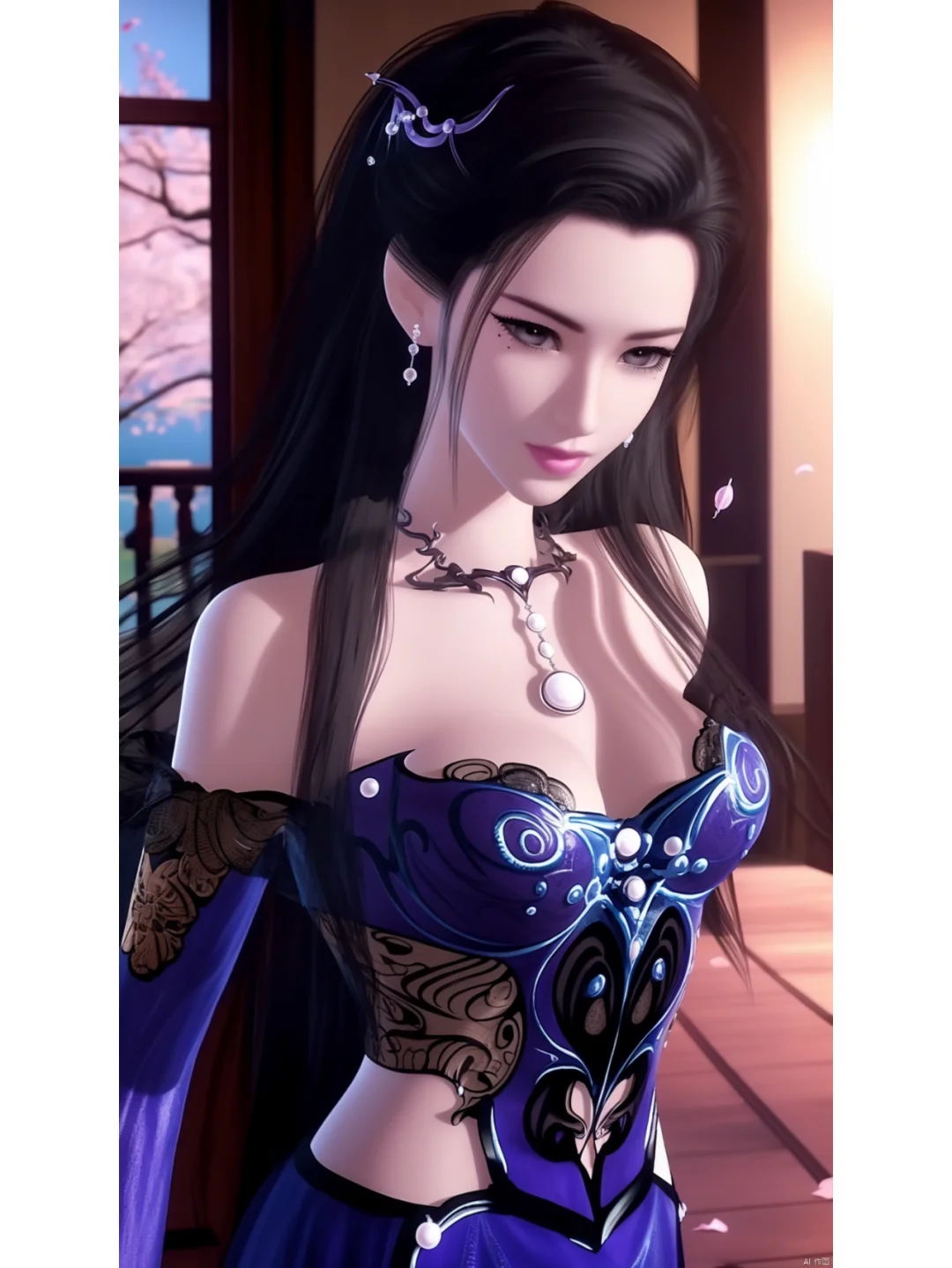 明珠夫人祝大家新年快乐 潮女妖美图欣赏