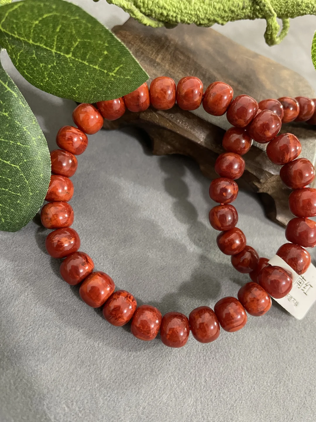 牛血红妖火焰老型手串