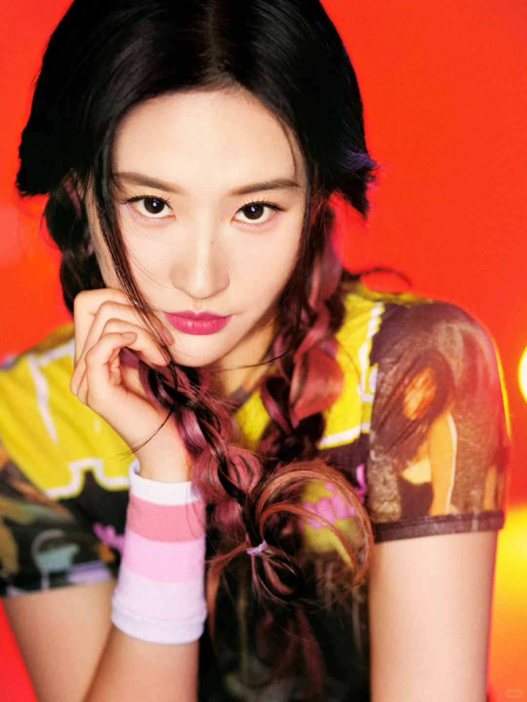 刘亦菲黄玫瑰主题生日写真