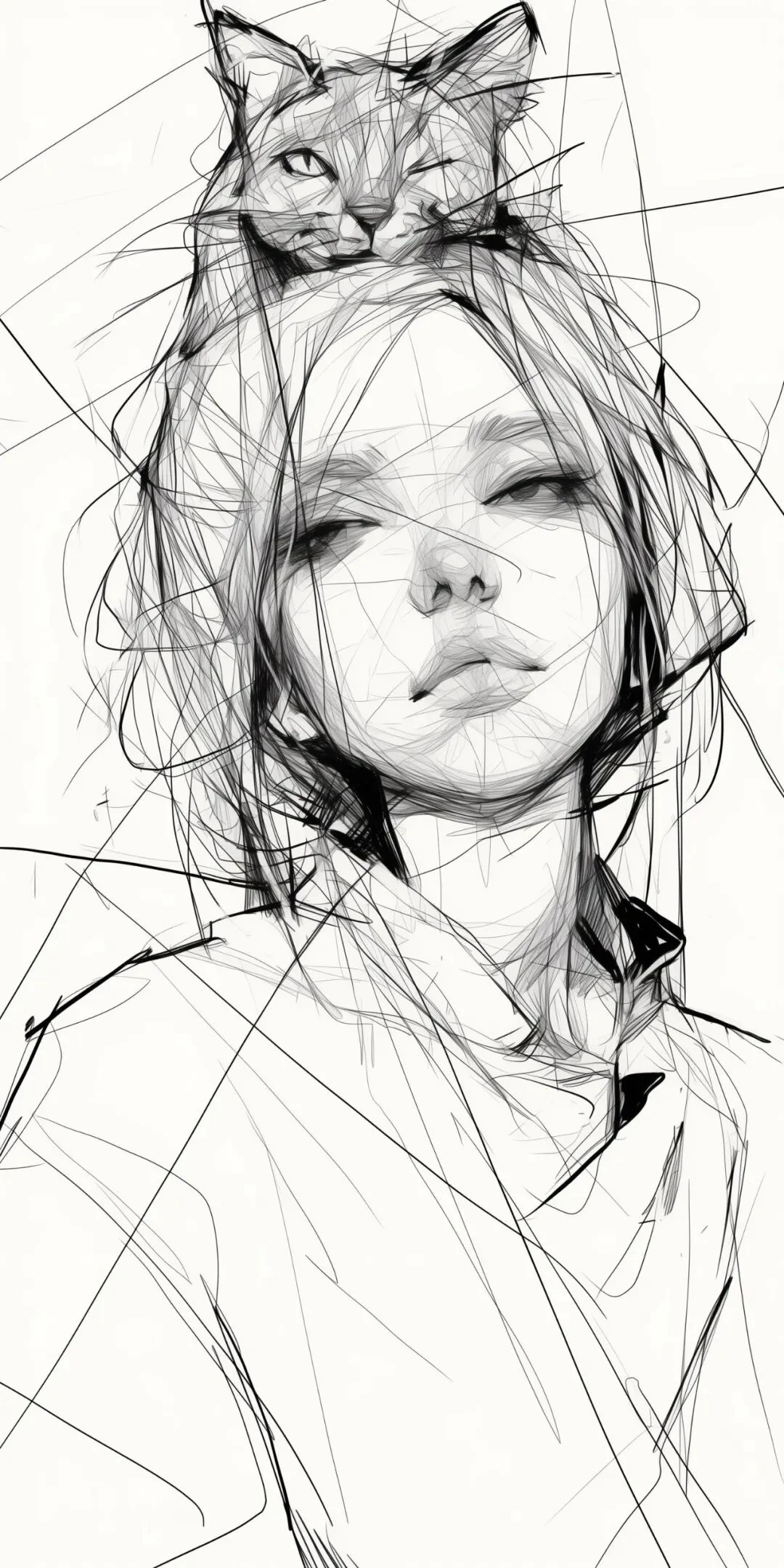 Share | 模糊的笔触里，藏着我爱的清冷感