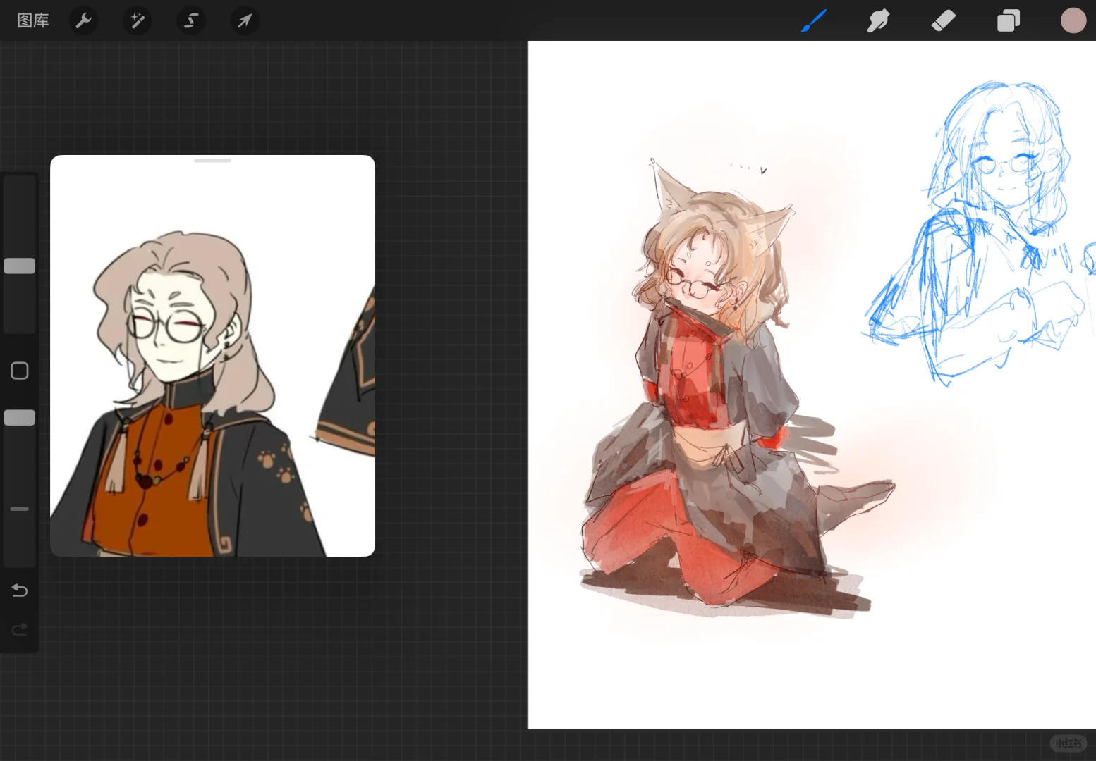 我本来是很坚定的公公的