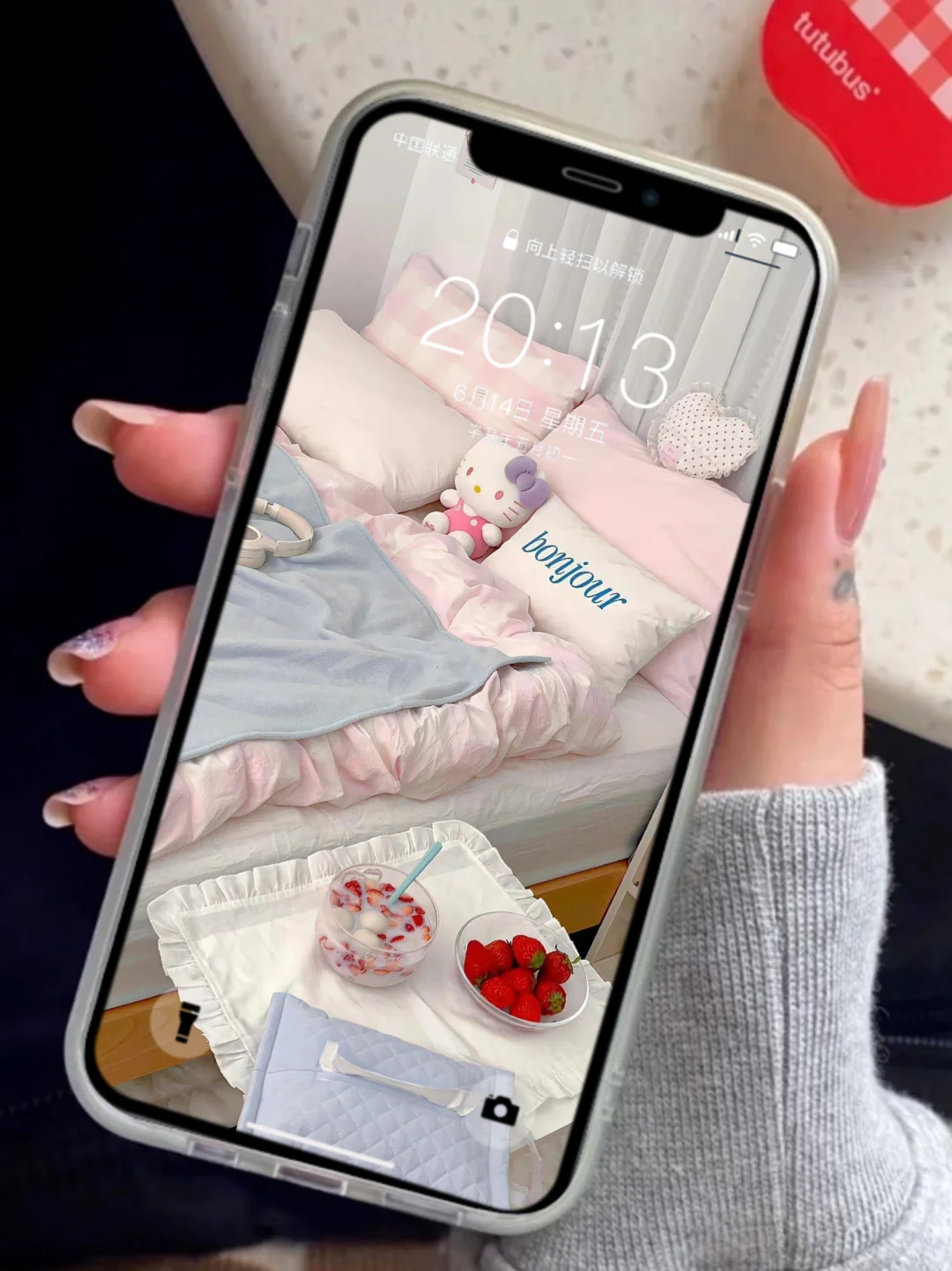 粉雾海｜手机壁纸