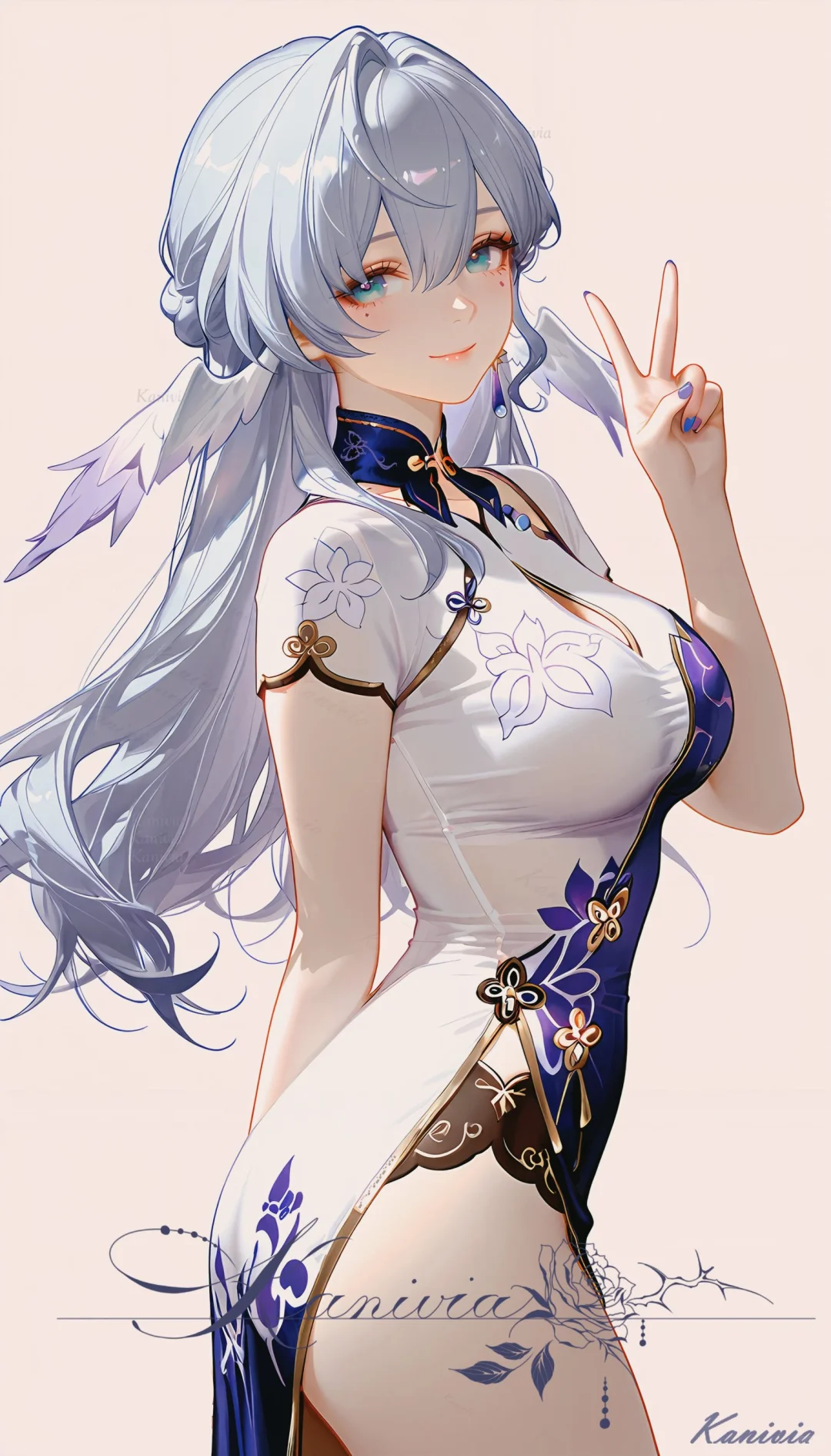 知更鸟小姐的旗袍换装