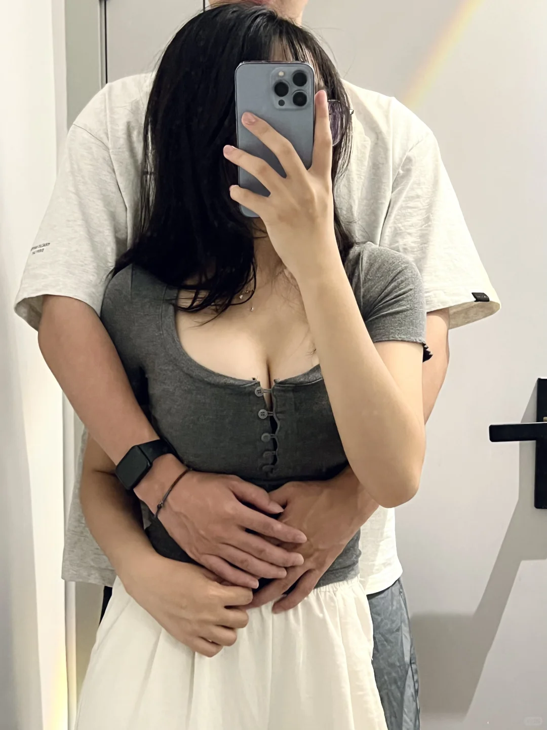 男朋友说只有他在才能穿聚拢内衣