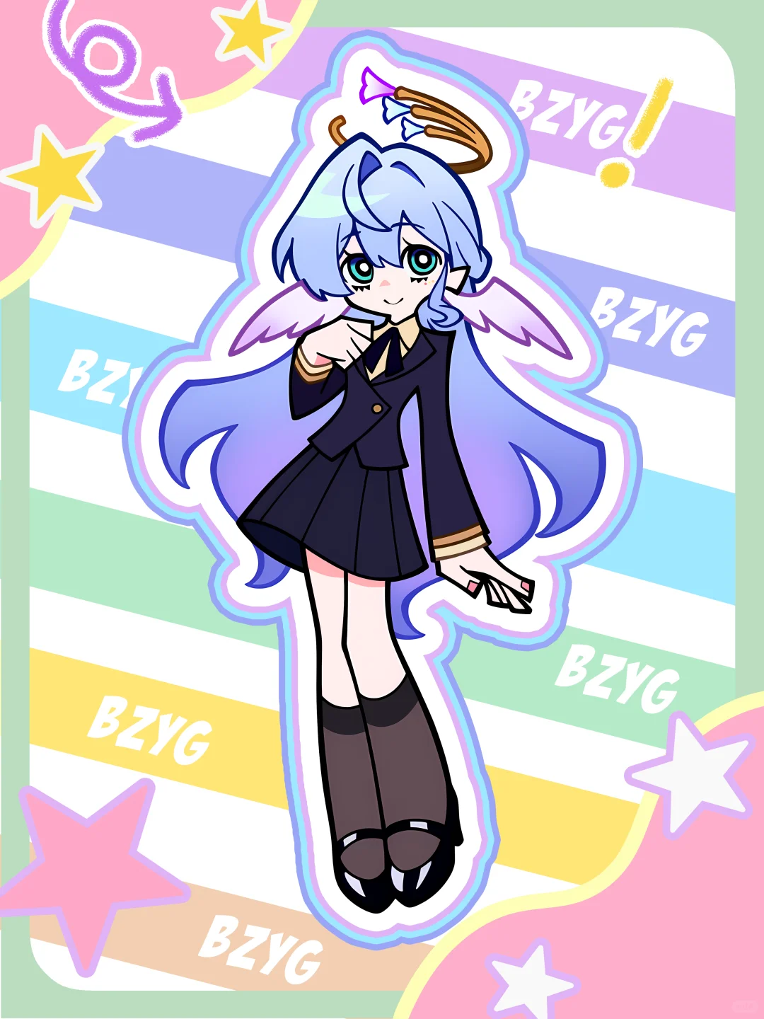 崩铁校园风×吊带袜天使