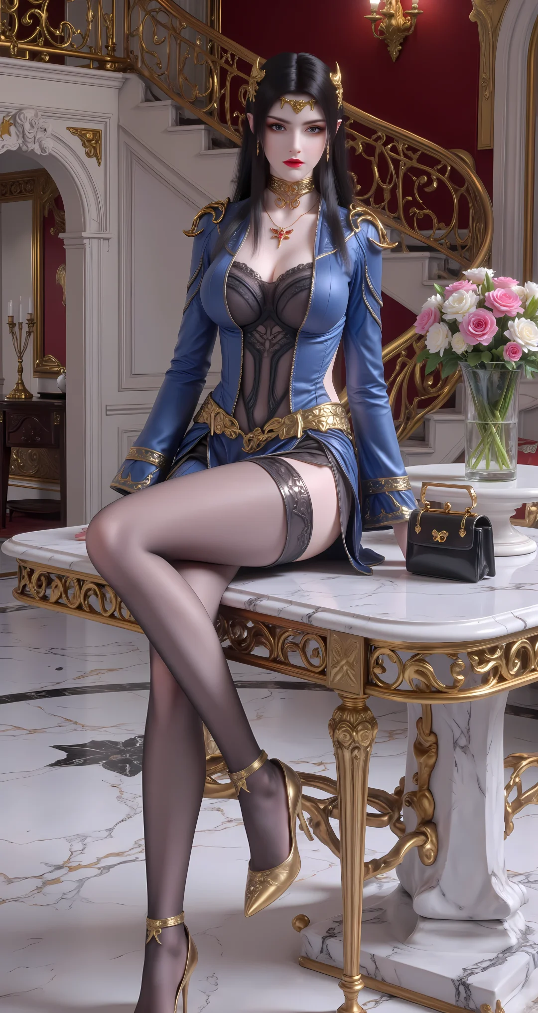 美杜莎和蓝色更配哦