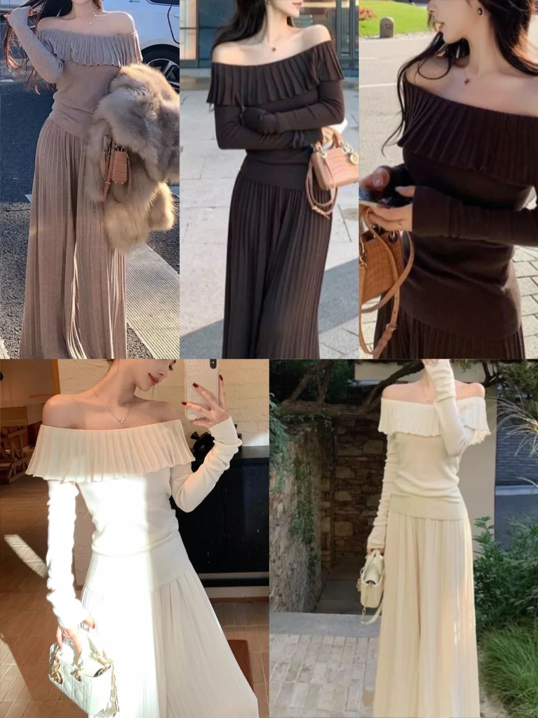 早秋气质穿搭！这套真的太温柔了！好显瘦！