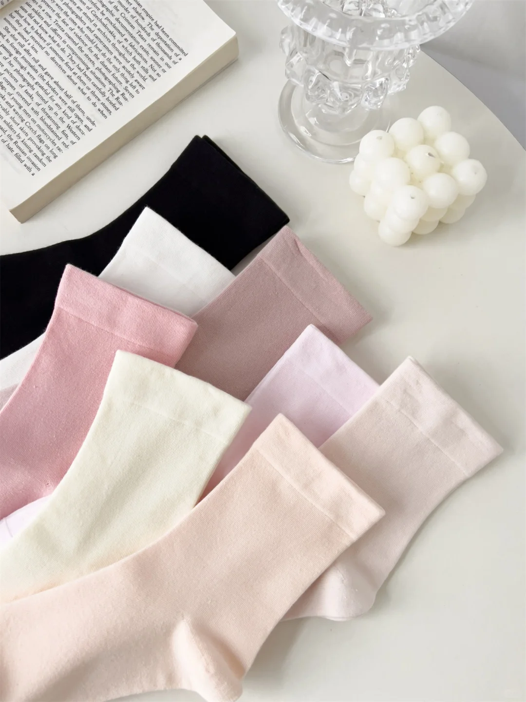 粉色的袜子真的很可爱！🎀