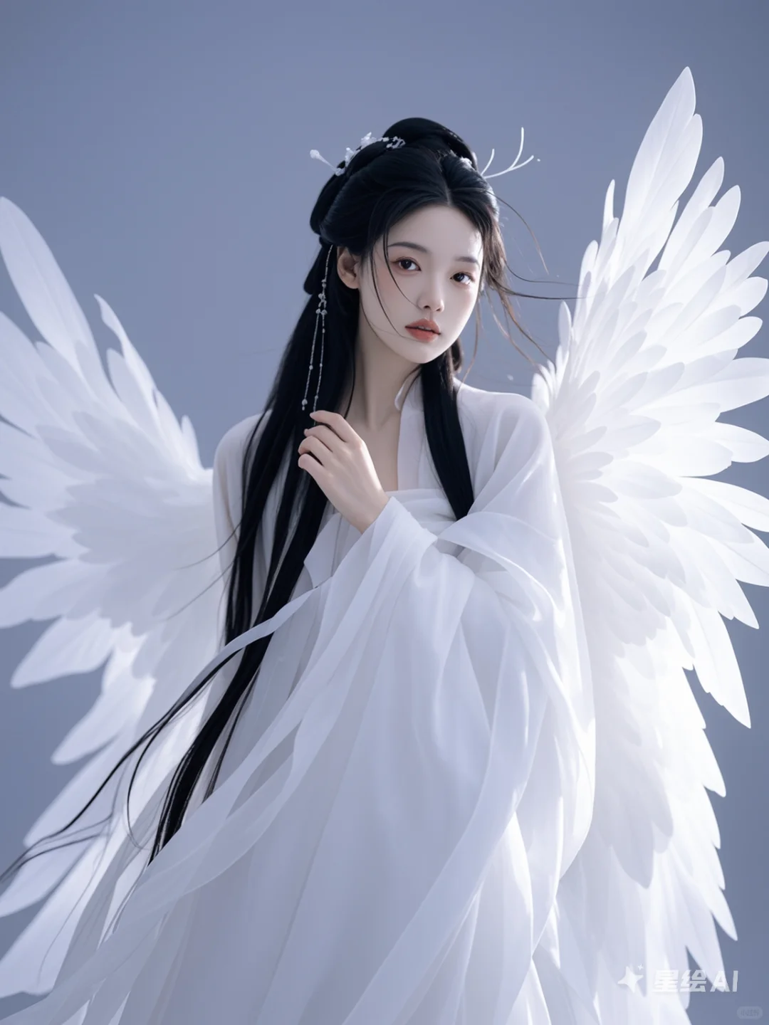 黑发天使｜数字写真