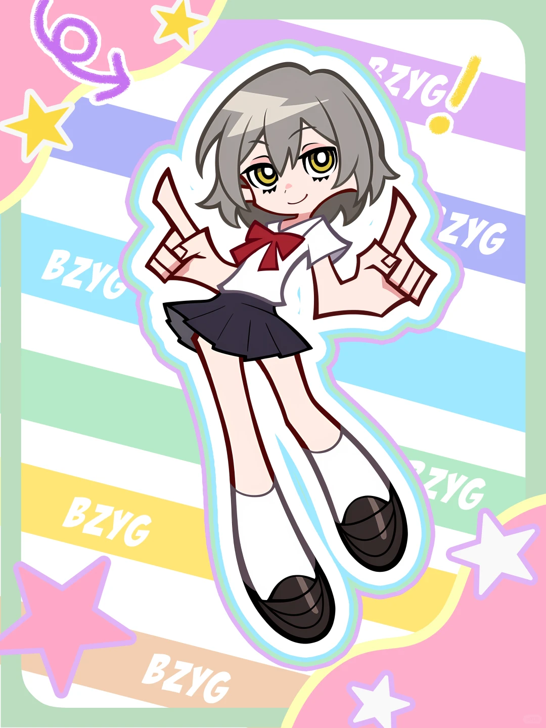 崩铁校园风×吊带袜天使