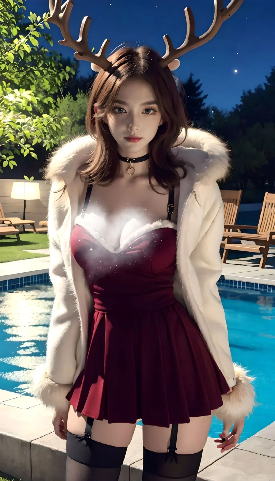 AI绘画之圣诞女友