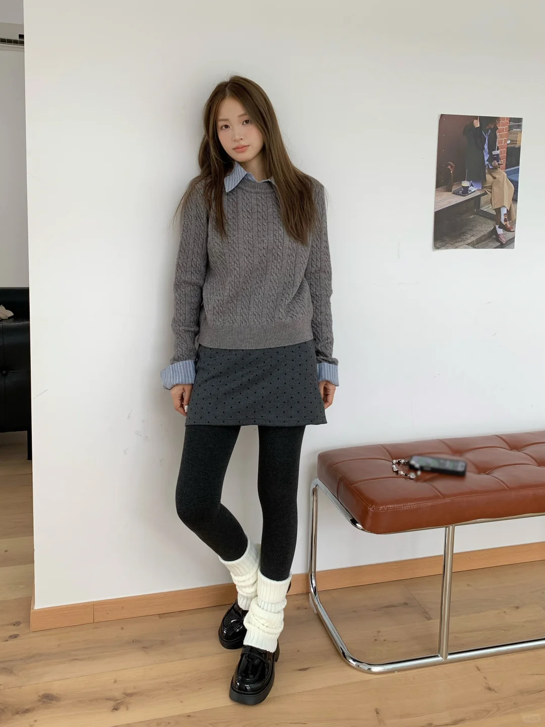 狠狠期待冬天💗打底裤显瘦显腿直想焊腿上！