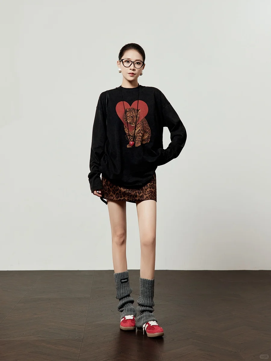 秋季穿搭 | 爱心豹纹时髦前卫又吸睛🤩