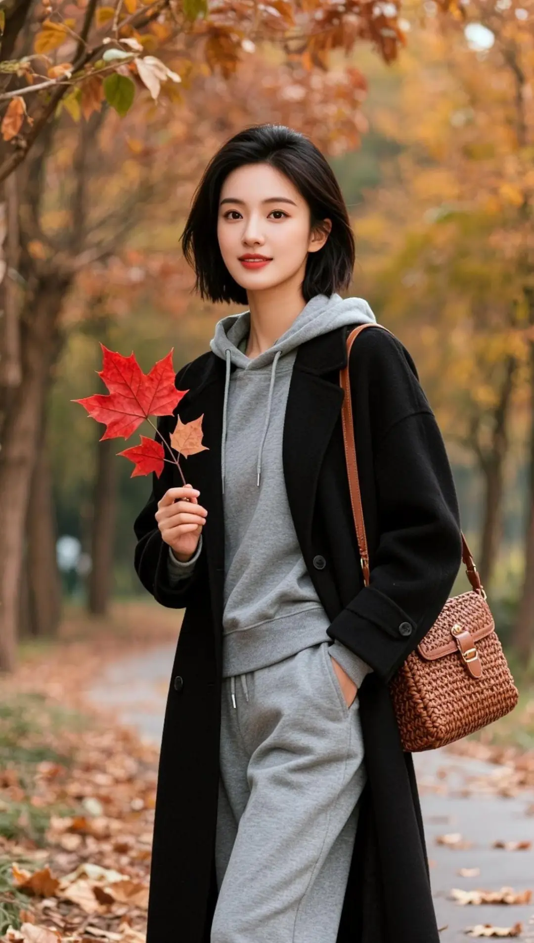 AI秋日氛围感写真