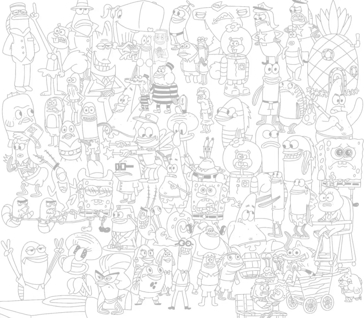 卡通绘画素材分享