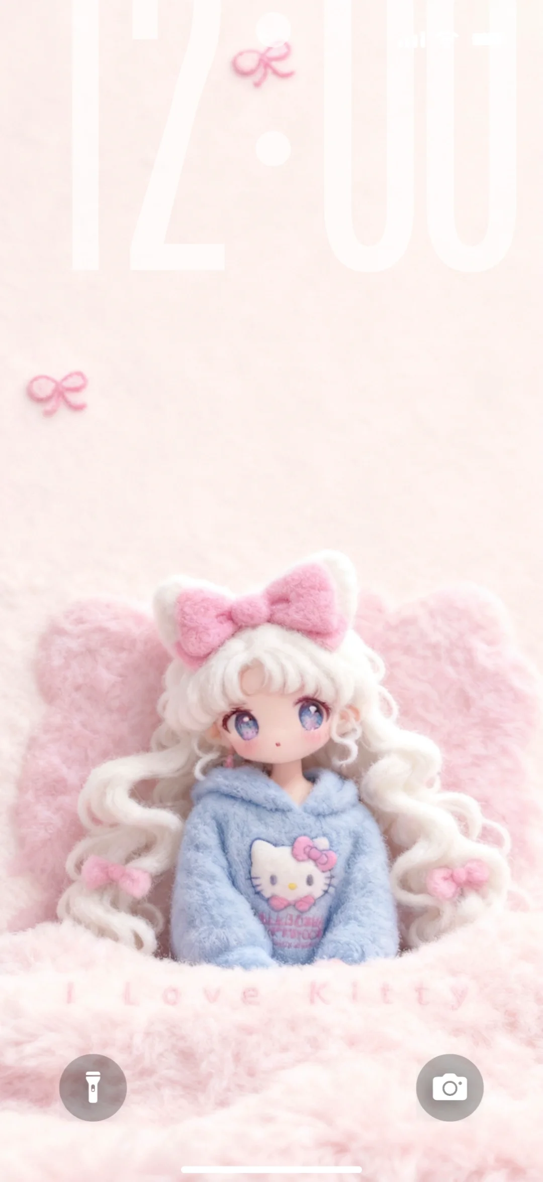 毛绒绒のKitty女孩｜🎀月野兔｜毛茸茸壁纸✨✨