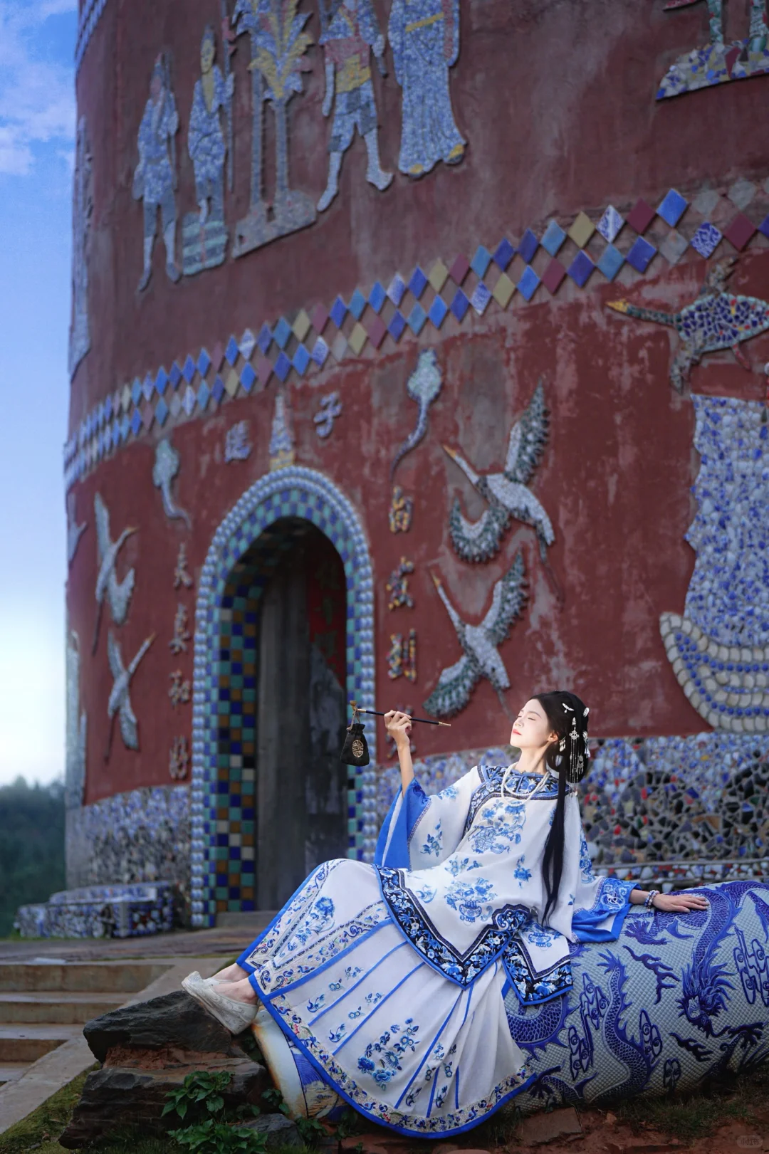 景德镇清汉女写真🔥、瓷宫被问爆的9️⃣机位