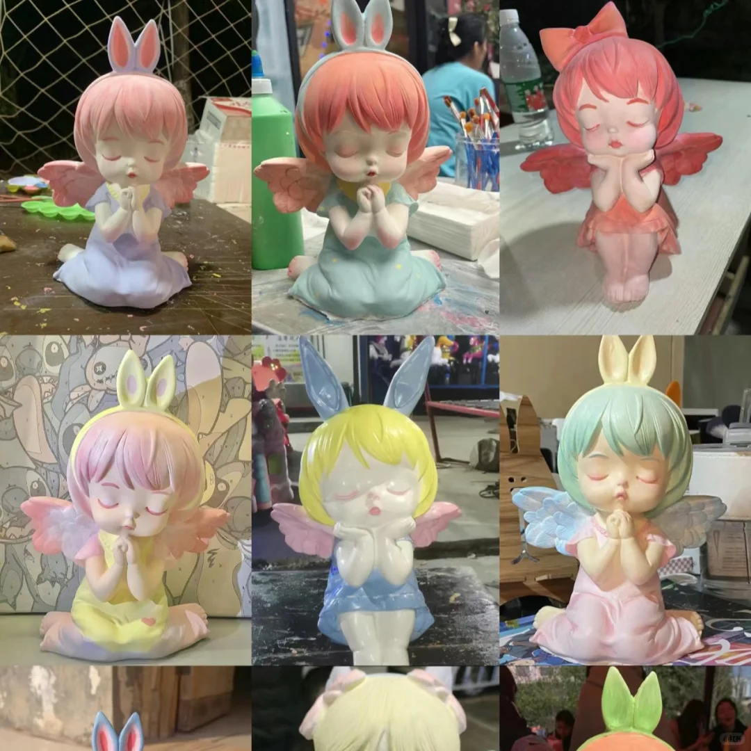 一起来公园找最美老板娘涂～～天使娃娃 配色