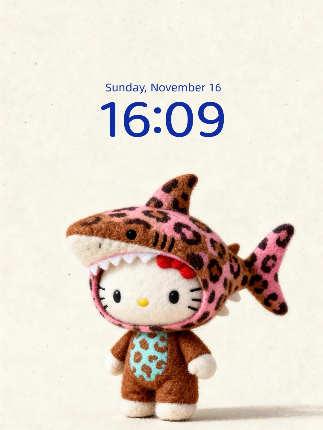 hellokitty可爱壁纸∎被粉色豹纹款鲨鱼戳中！