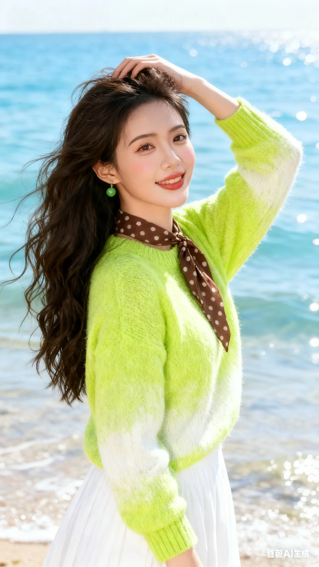 翡翠湖打卡(无成本生成同款指令)