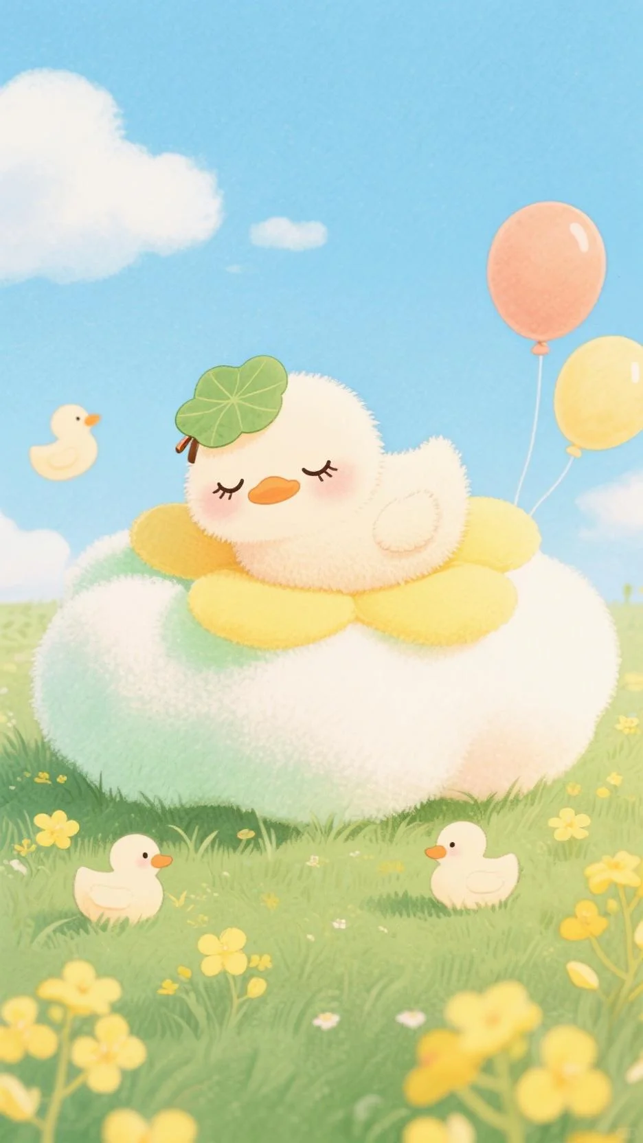 治愈系壁纸｜小鸭子的可爱，治愈你的烦恼