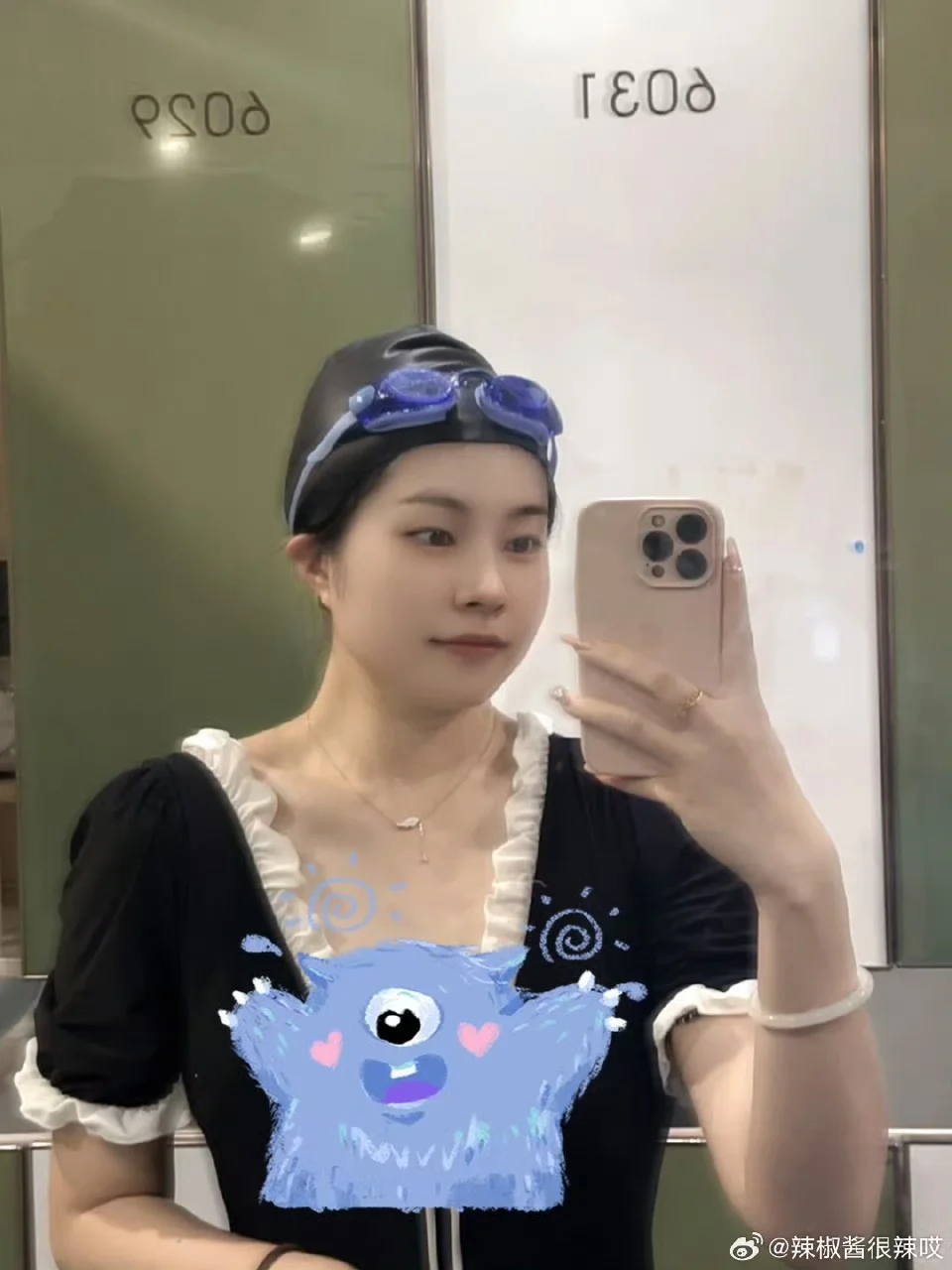 爱游泳的女孩 真的会变得更好👏