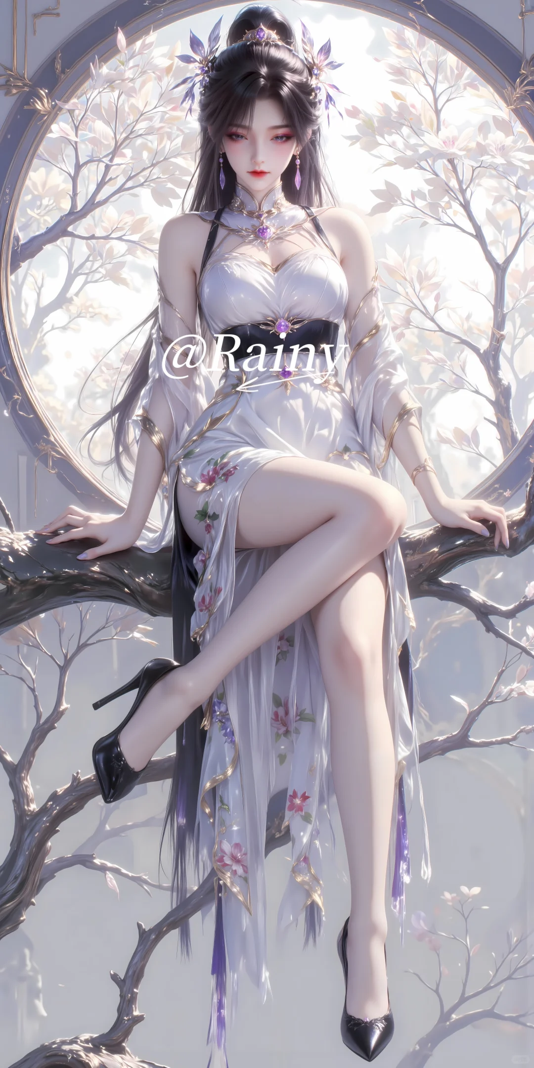 紫系女神7｜燕倾城，忧郁紫