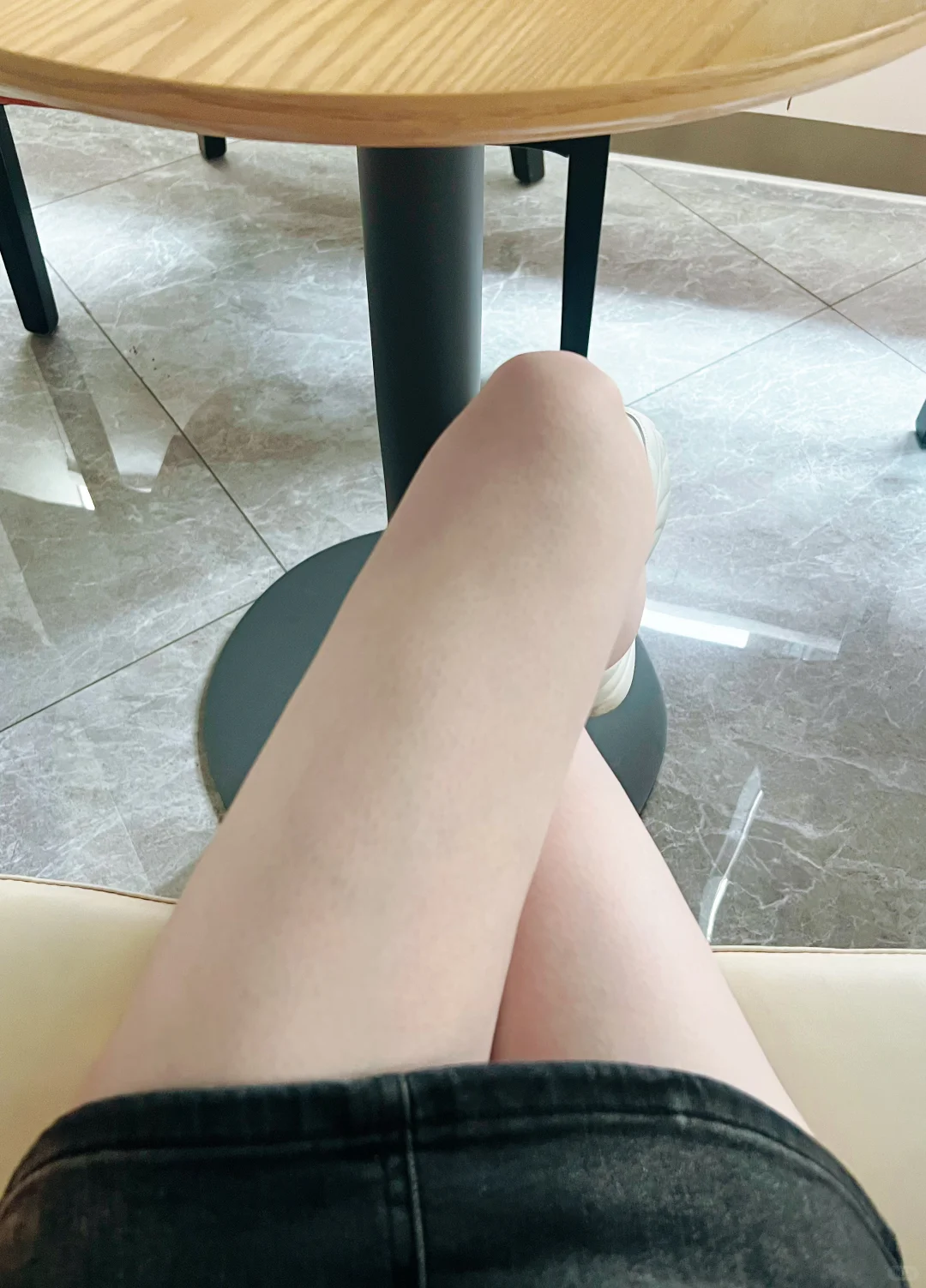 我的腿长1️⃣米，你呢？