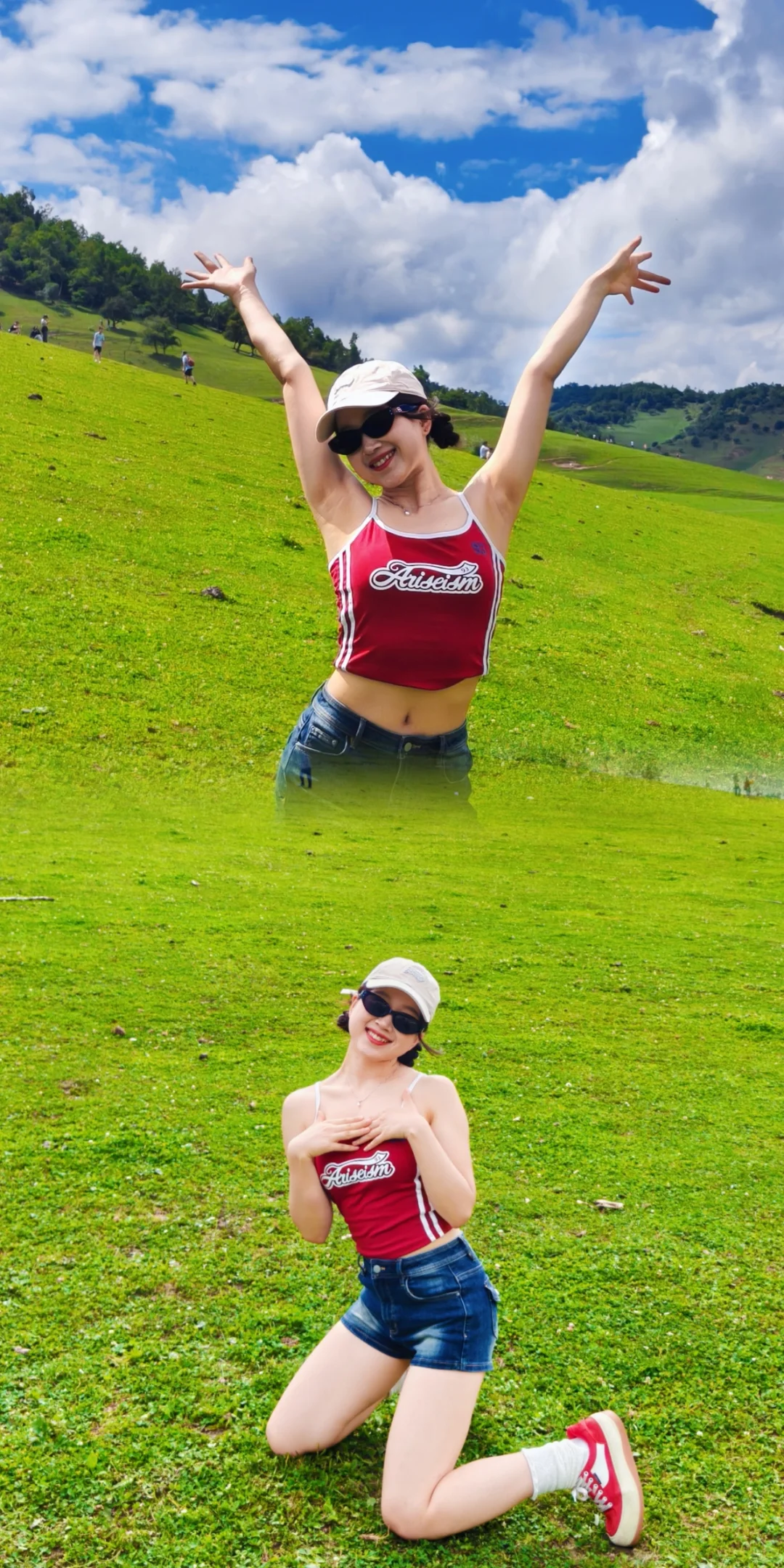 好喜欢我健康匀称的身材💓