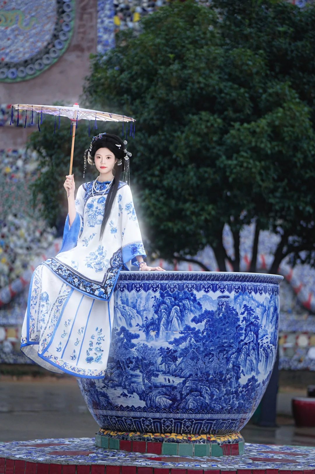 景德镇清汉女写真🔥、瓷宫被问爆的9️⃣机位