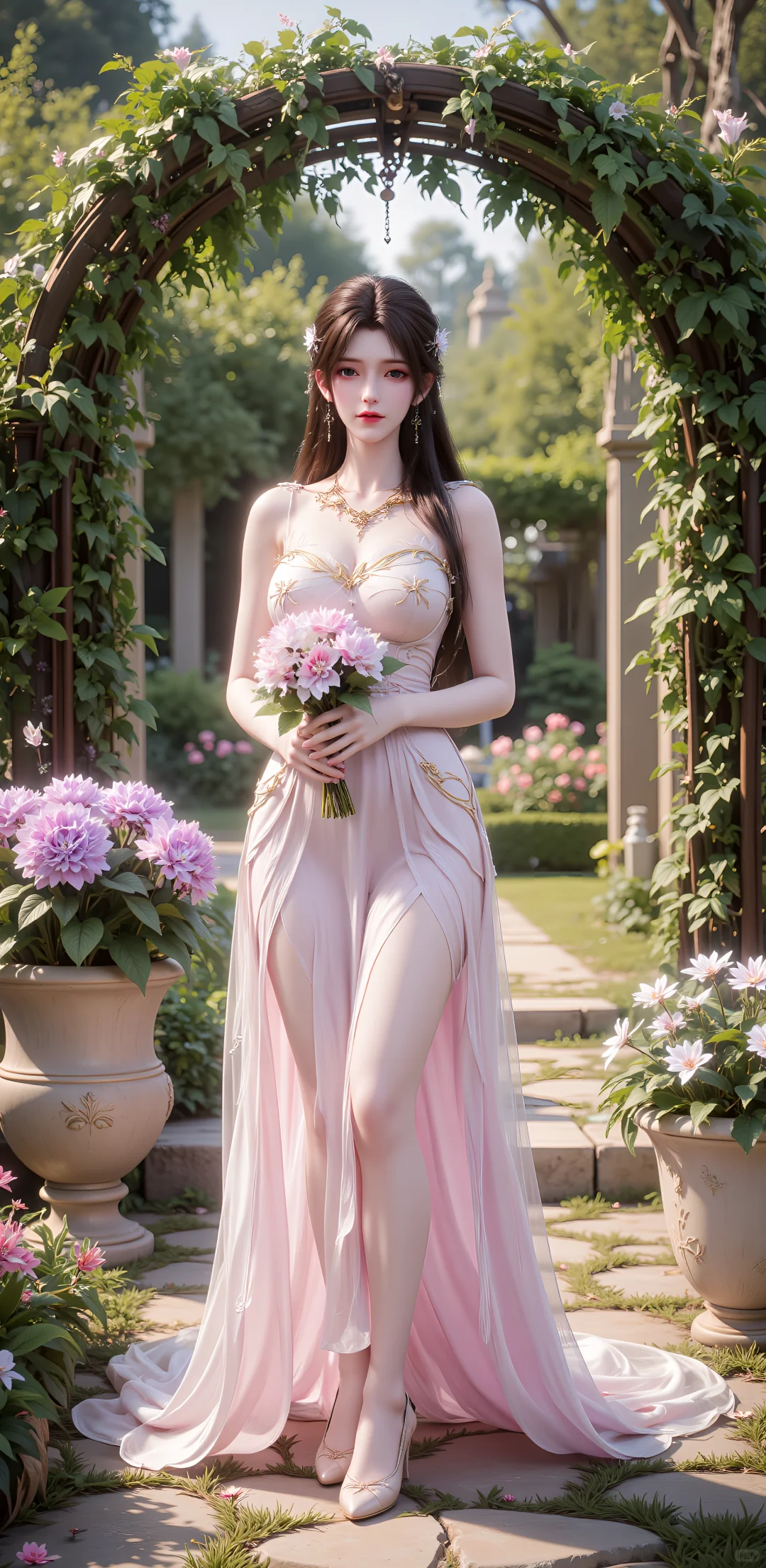 清漪，行走的衣架，左滑换装