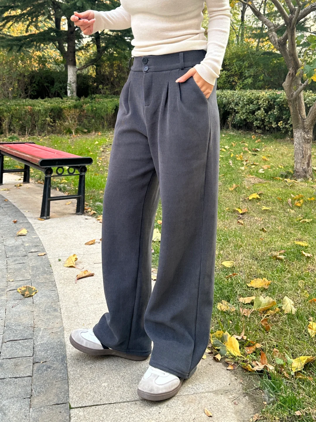 这个秋冬焊在腿上的灯芯绒裤子！巨🐮