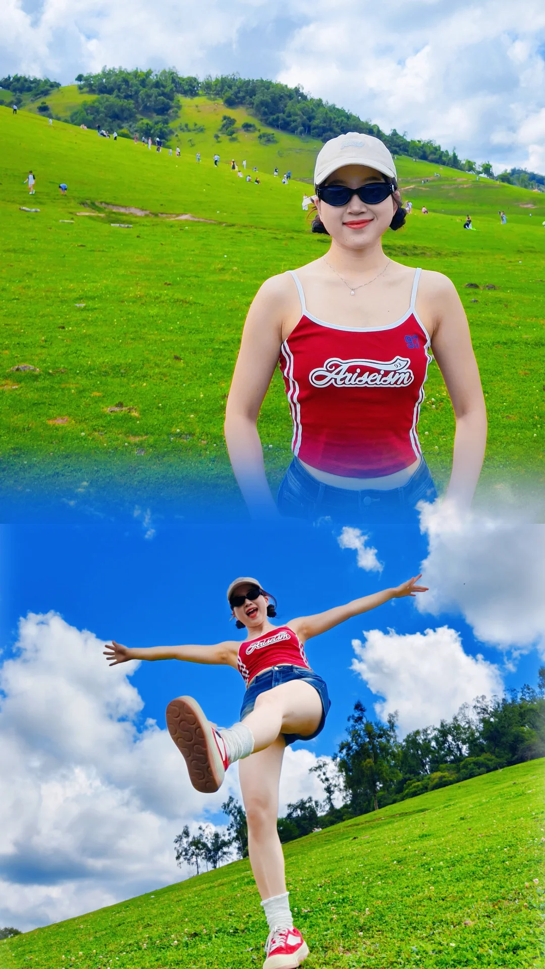 好喜欢我健康匀称的身材💓