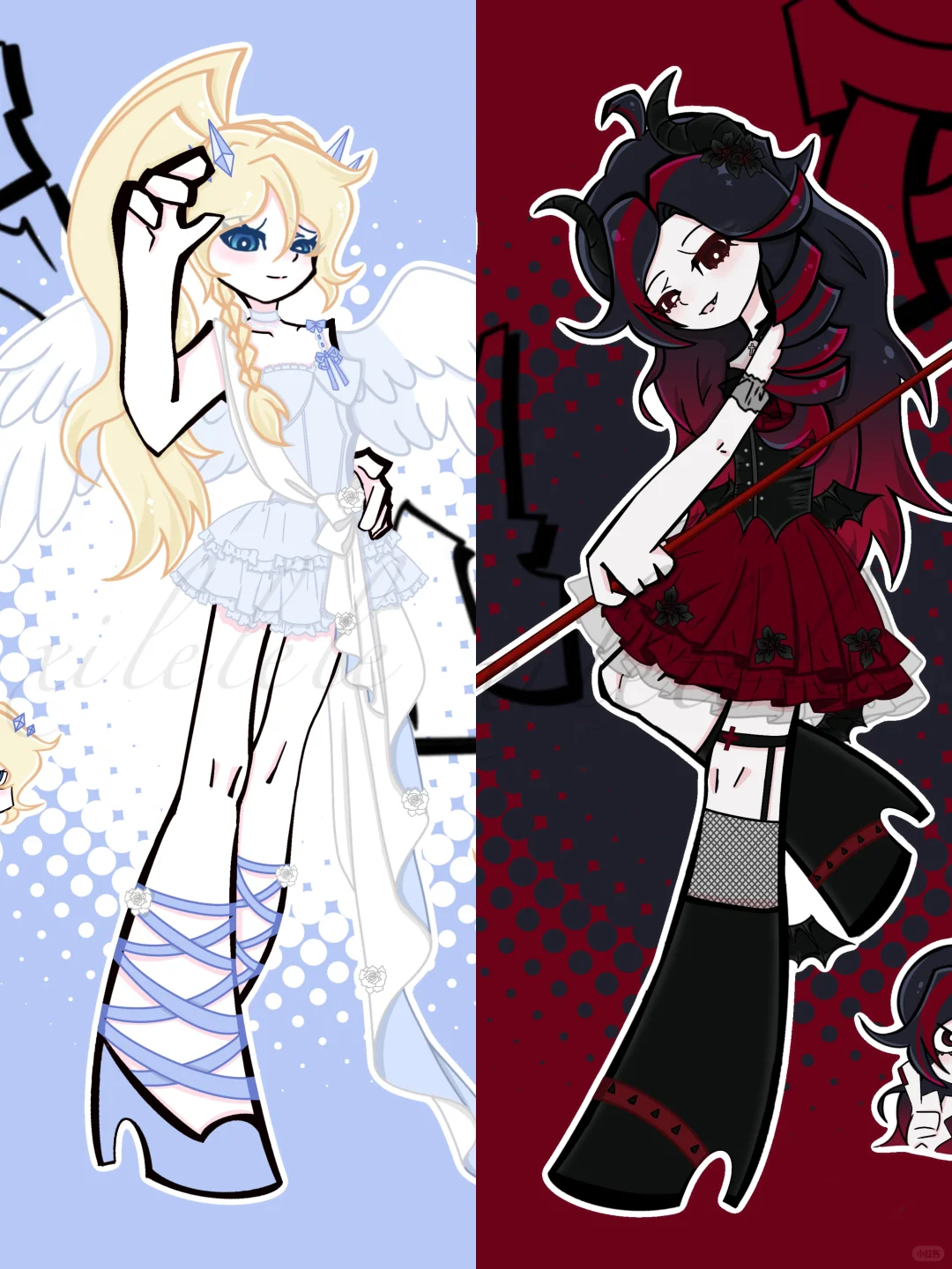 【客稿展示】是天使和恶魔！