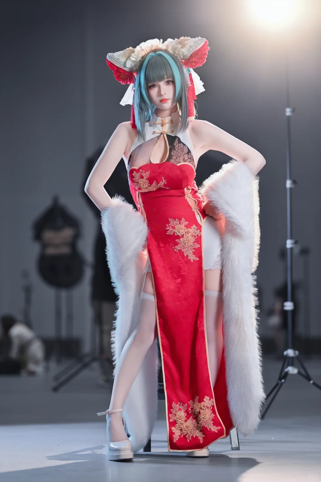 柴郡猫新春旗袍